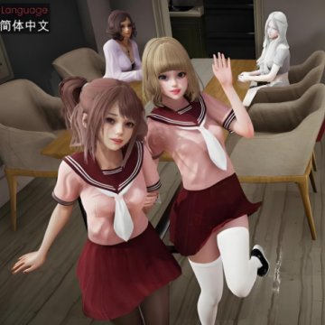 动漫角色电脑安卓汉化游戏的小妹