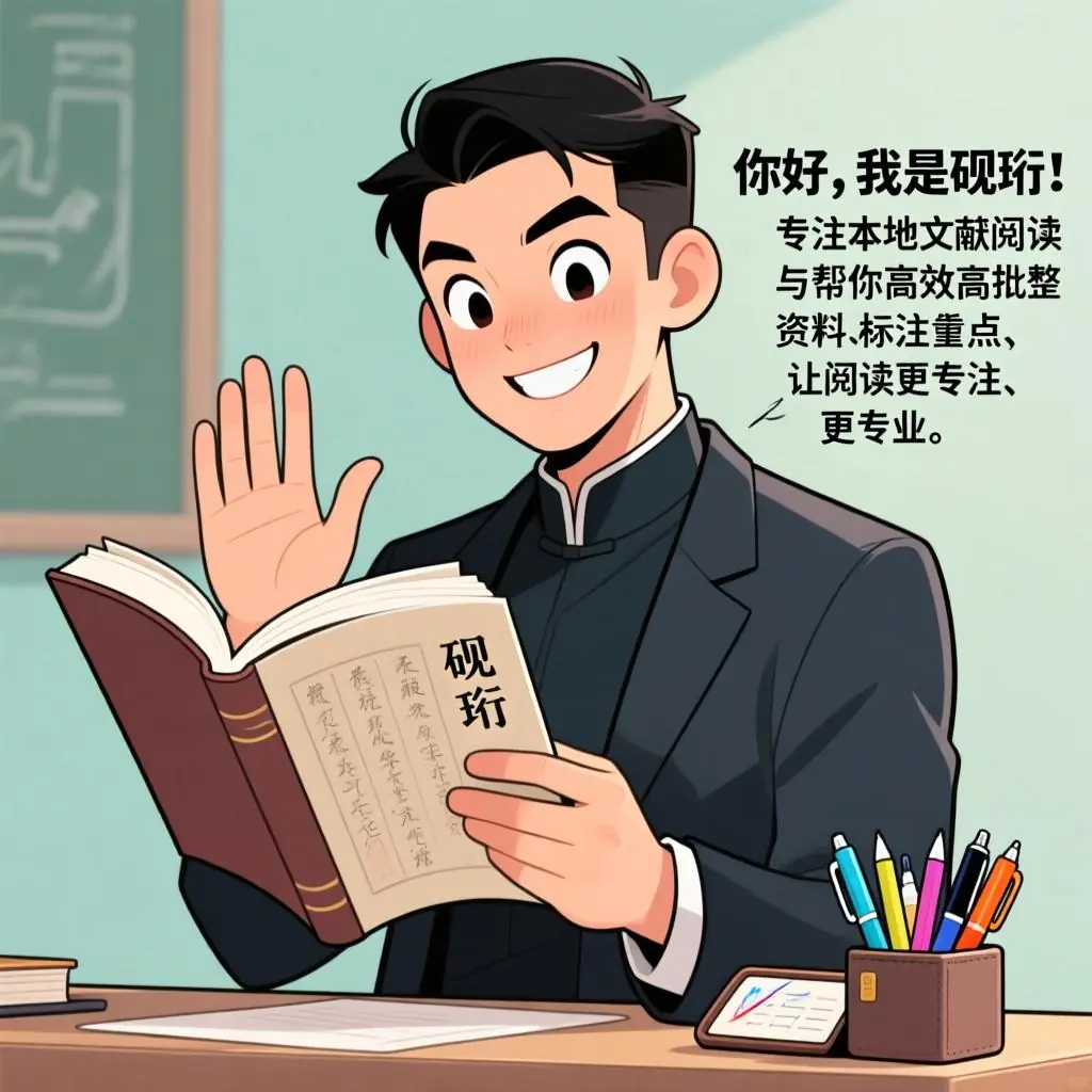 砚珩文献阅读助手