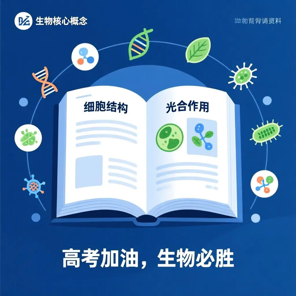 高考生物核心概念背诵资料