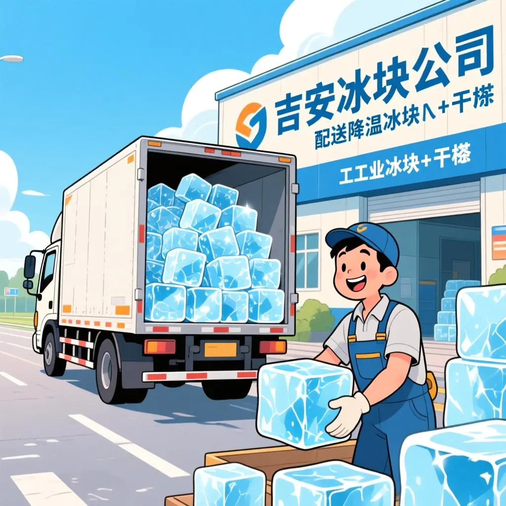 吉安冰块公司配送降温冰块工业冰块干冰