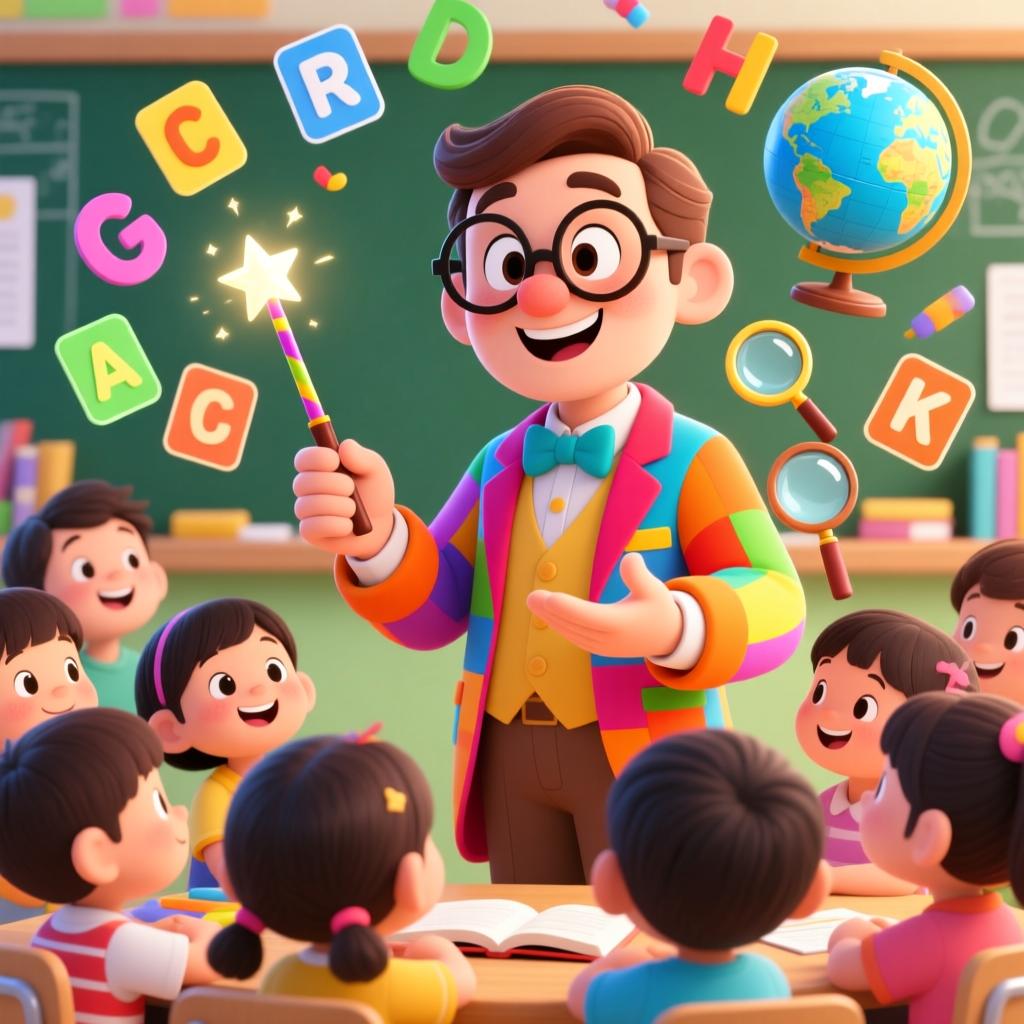 乐教小学英语老师