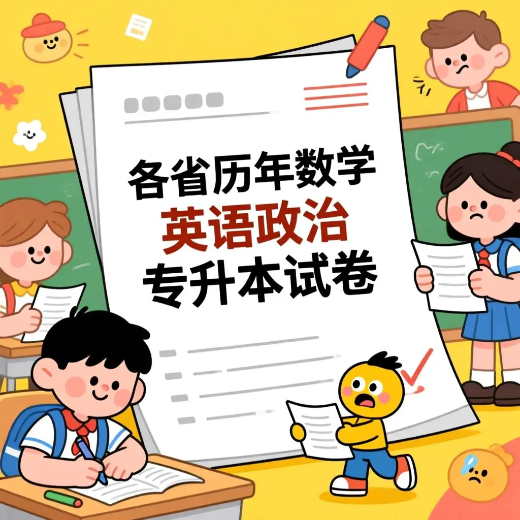 各省历年英语政治高数专升本真题试卷