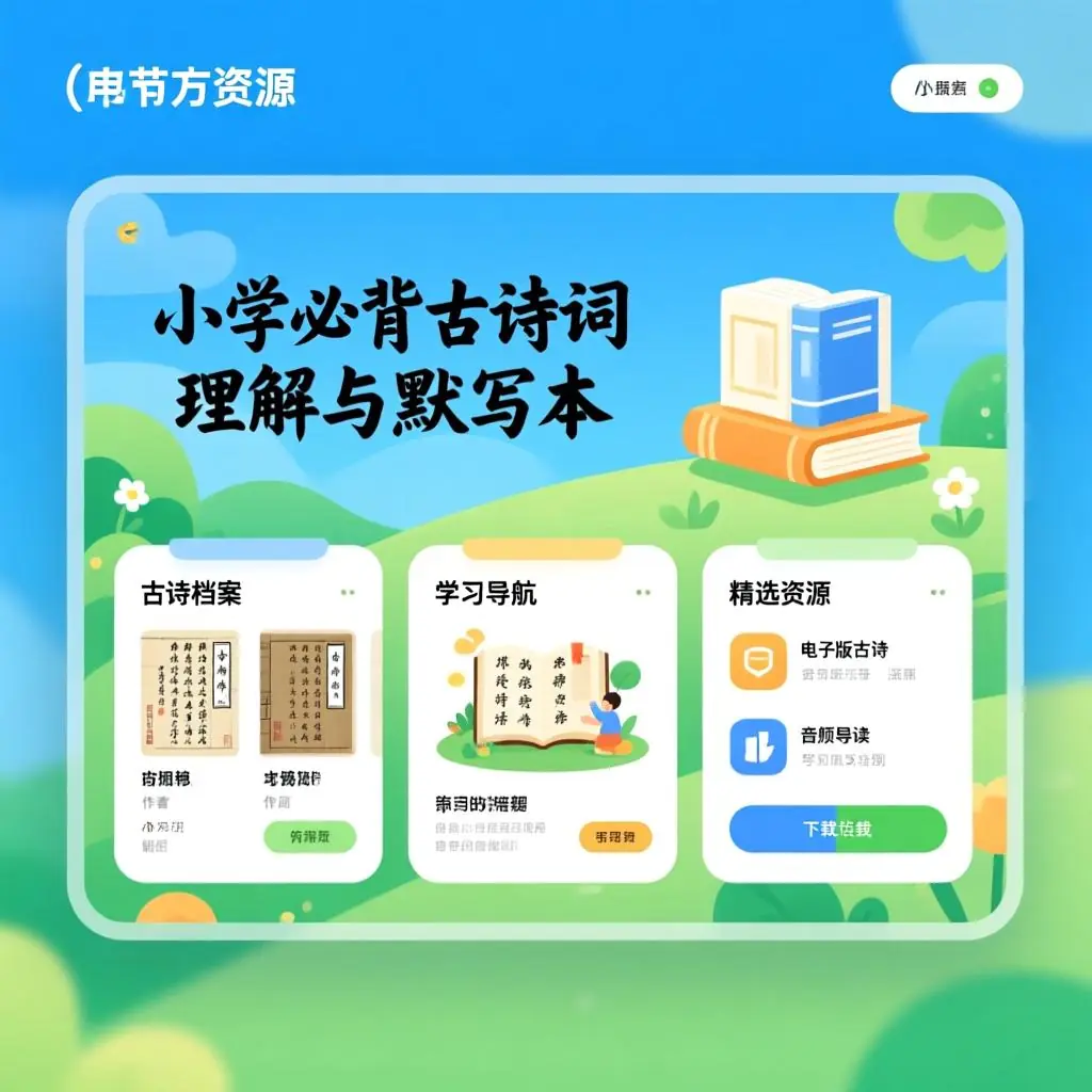 小学必背古诗词理解与默写本