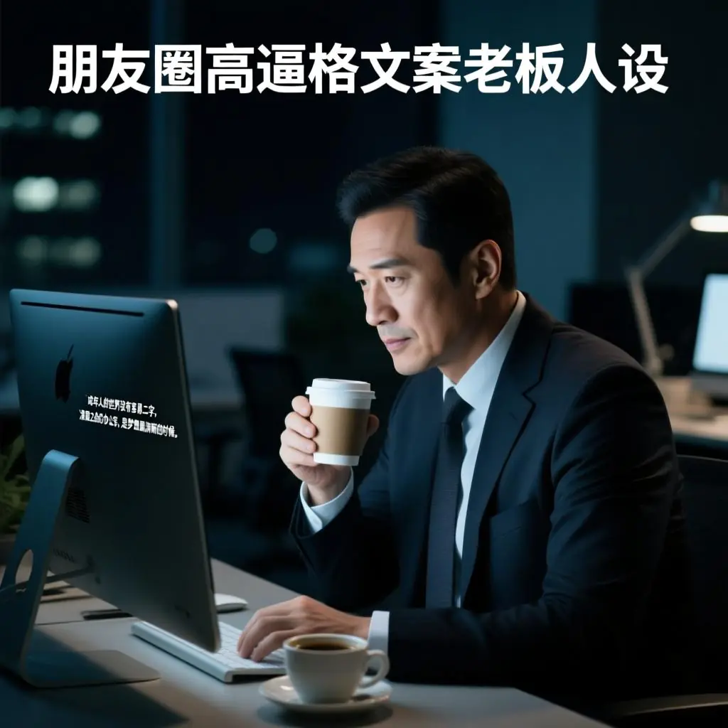 朋友圈高逼格文案老板人设