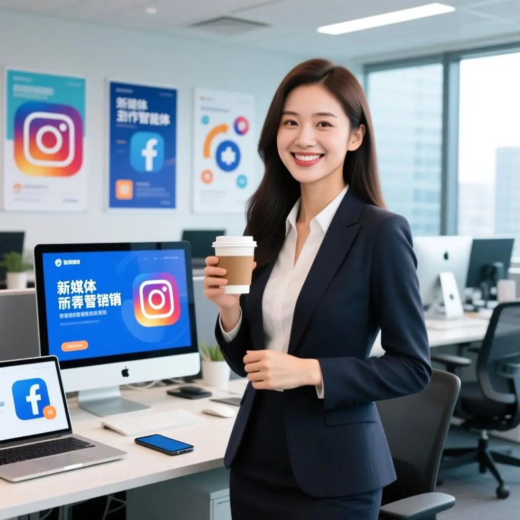 新媒体市场营销助手王雨涵创作