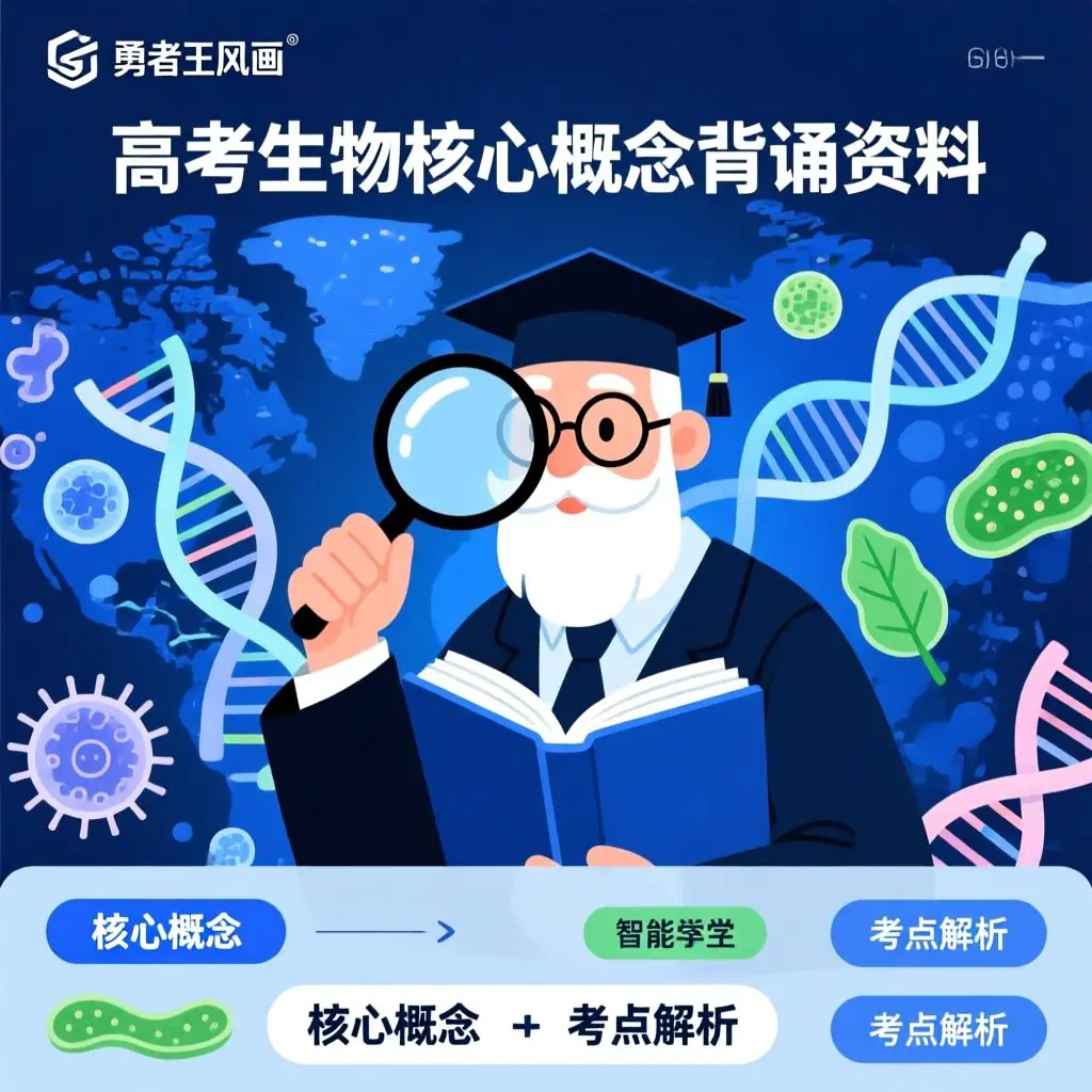 高考生物核心概念背诵资料
