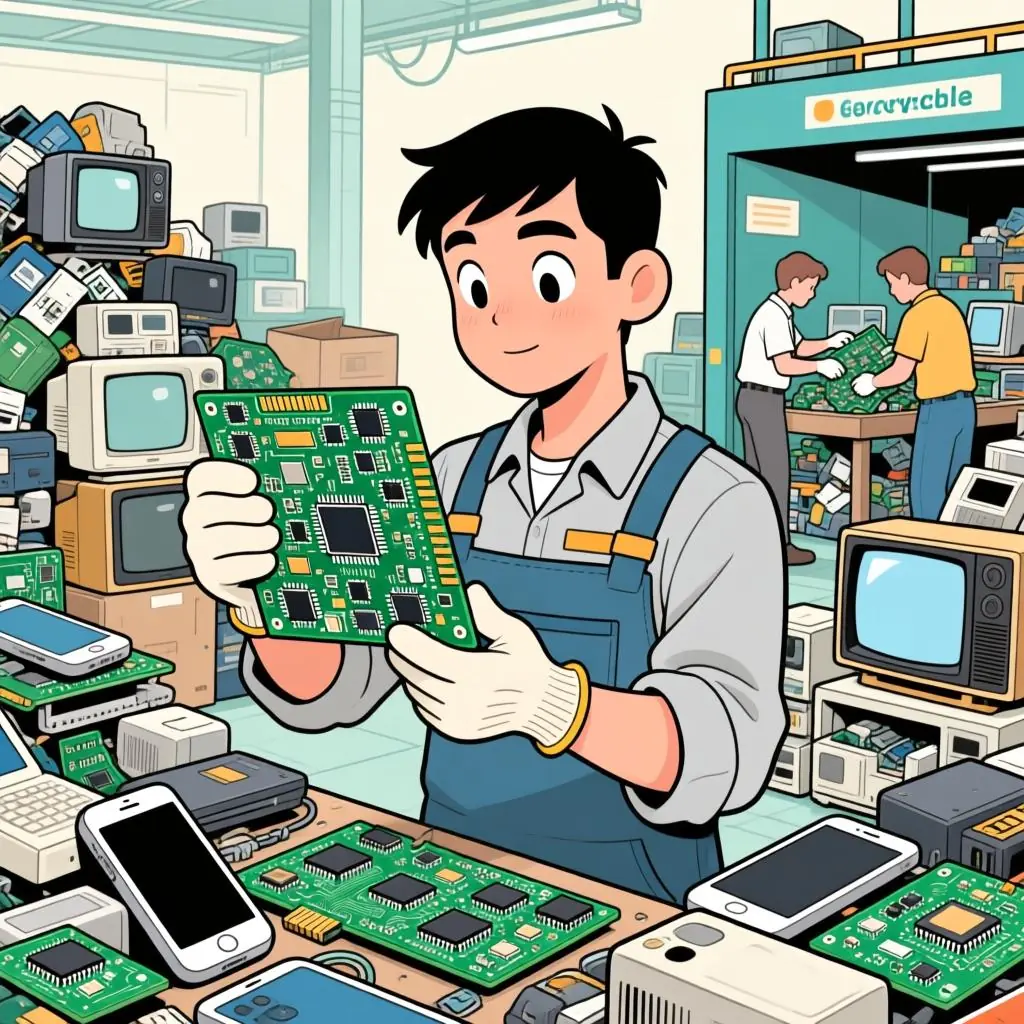 兰州电子回收电子产品芯片线电路板收购