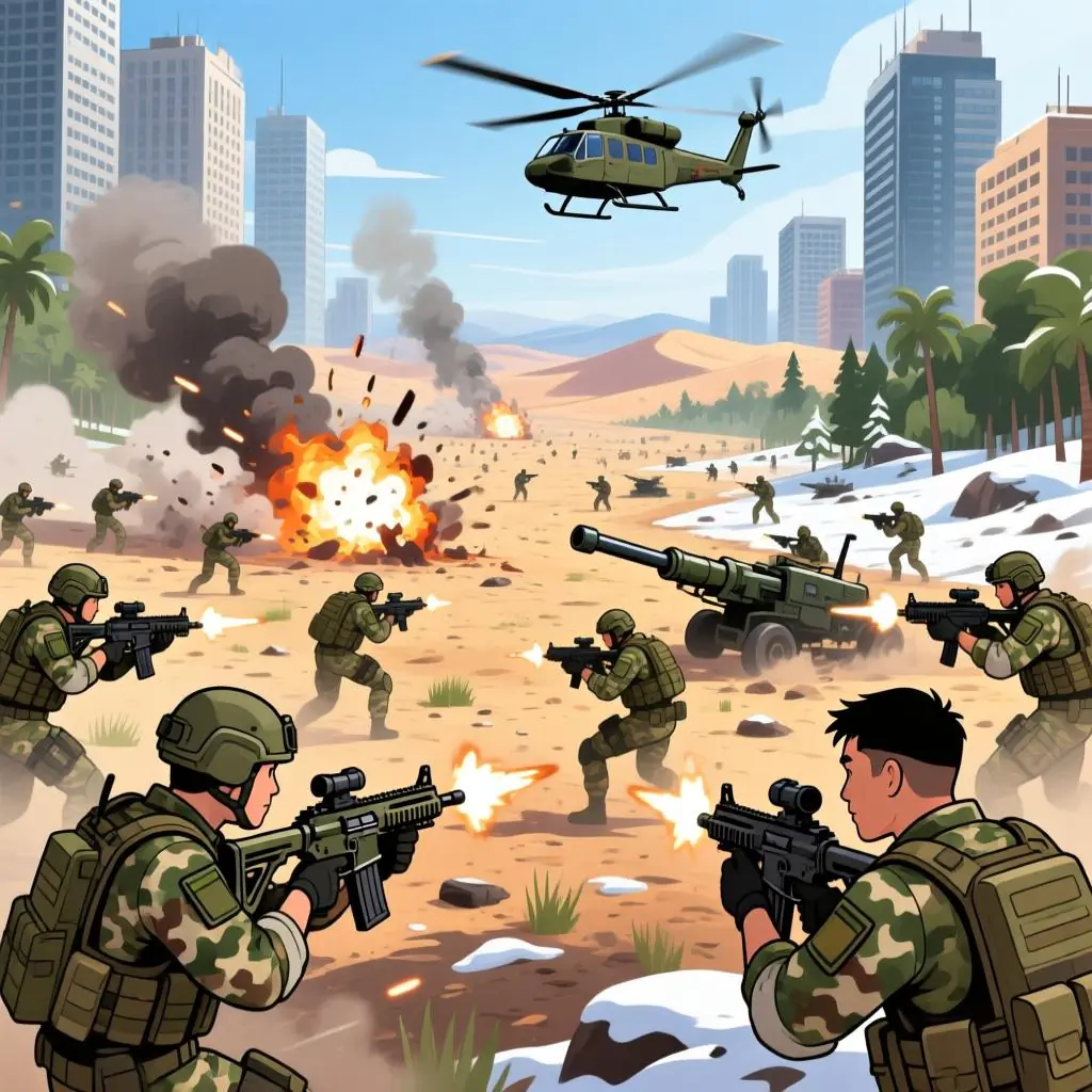 现代战争大逃杀游戏图谱