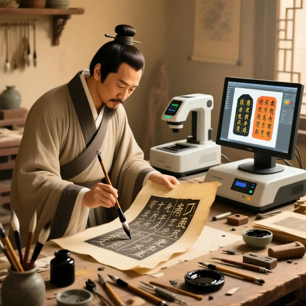 古籍碑帖拓片复刻工坊