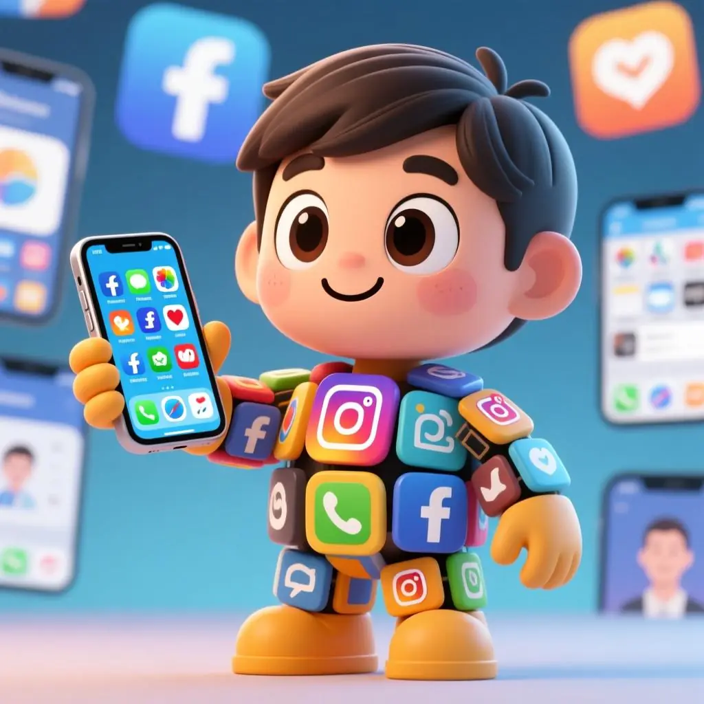 社交类手机应用软件AI助手