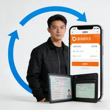 滴滴顺风车司机平台注册入驻流程条件助理