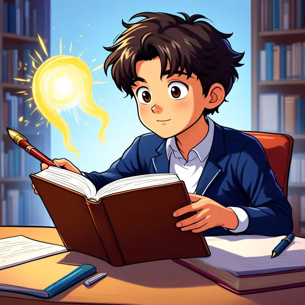 爱读书的小帅哥