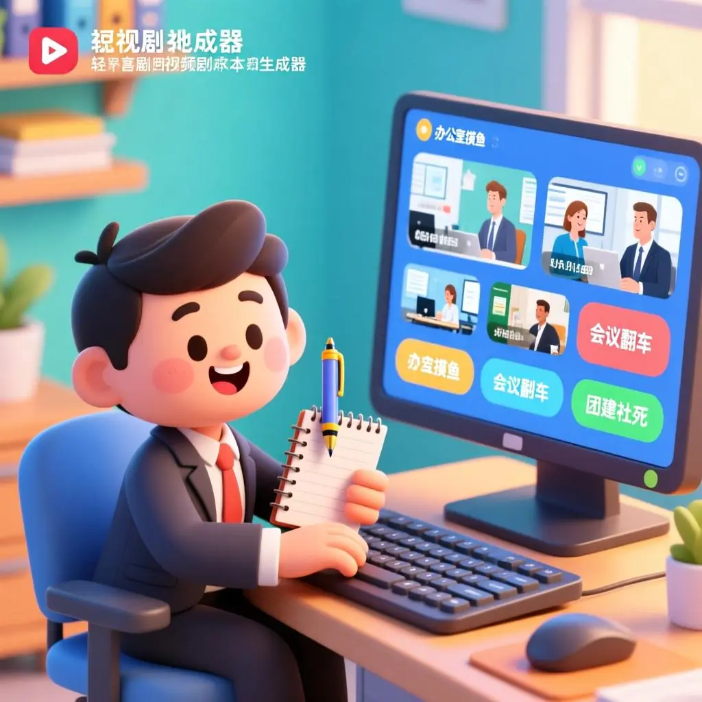 职场轻喜剧短视频剧本生成器