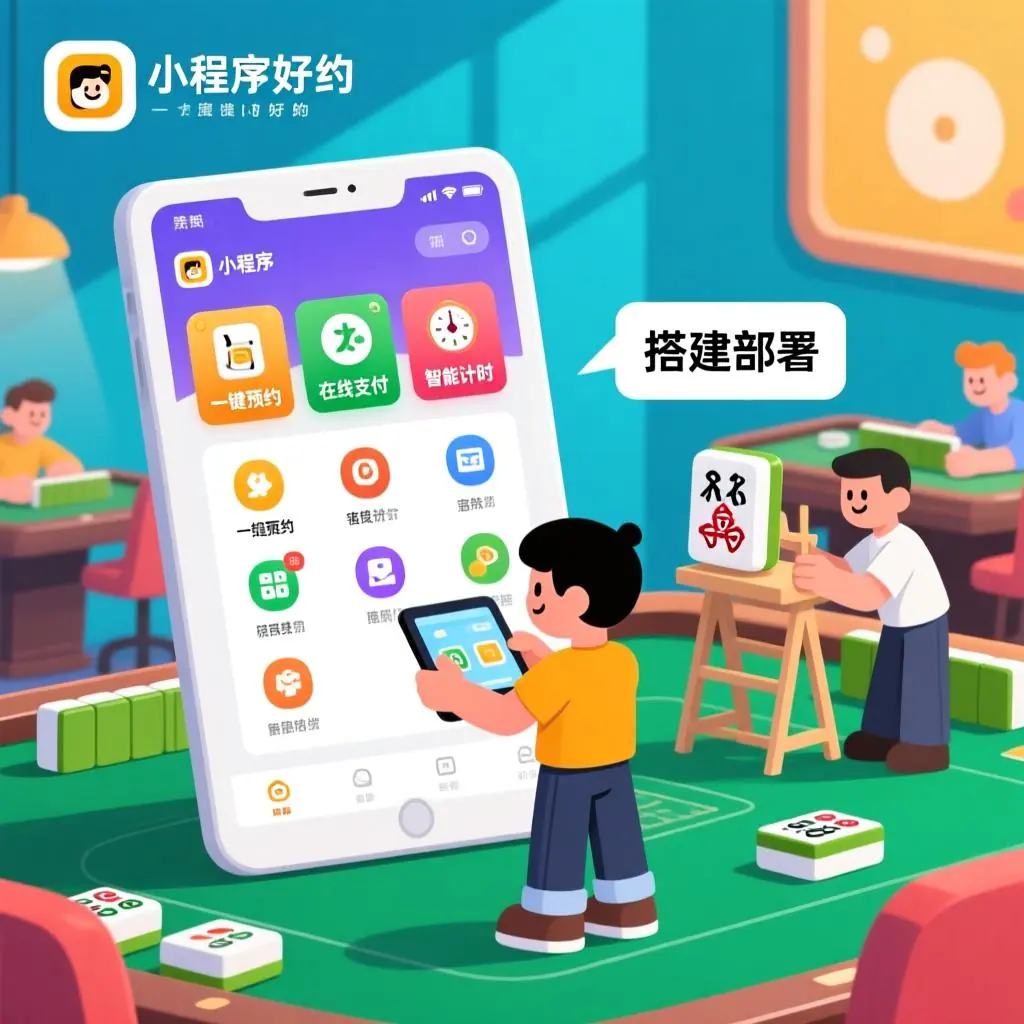 自助棋牌室小程序