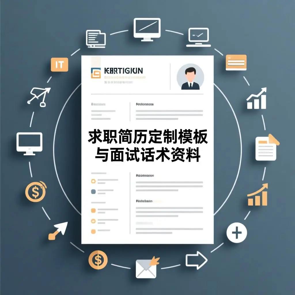 求职简历定制模板与面试话术资料
