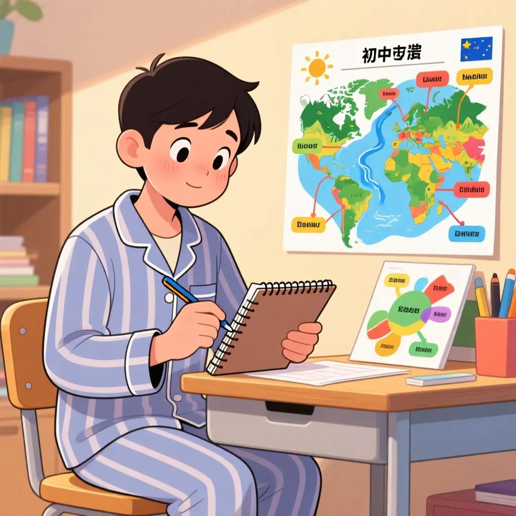 初中地理思维导图