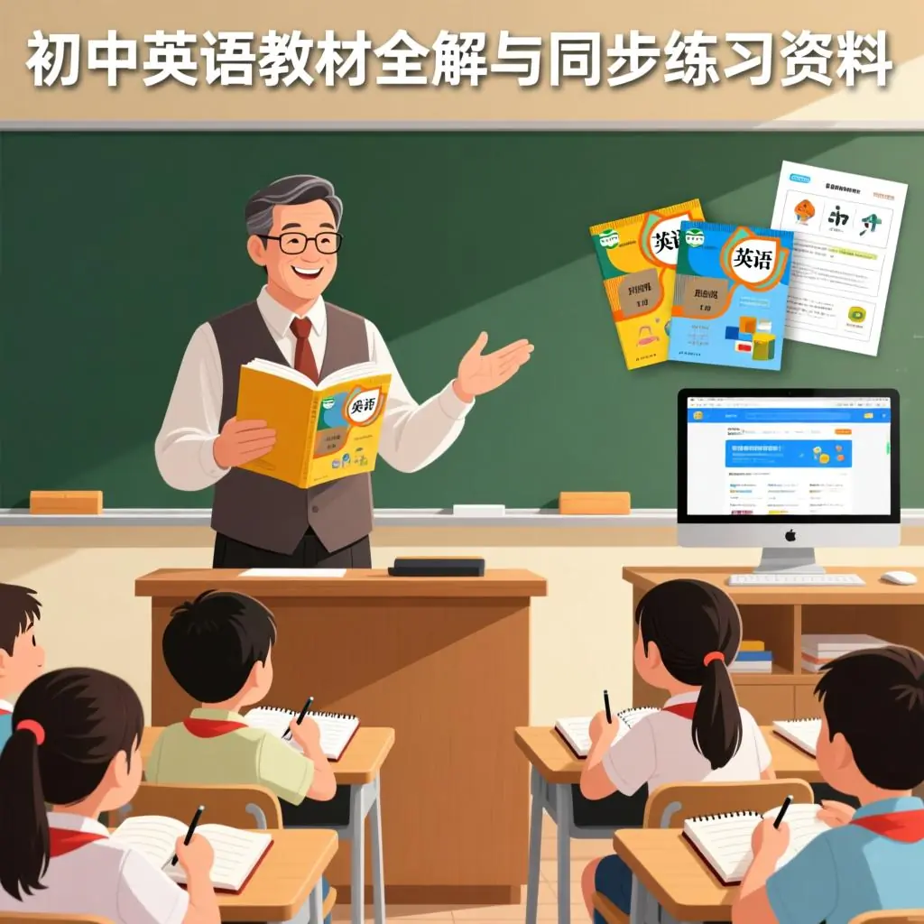 初中英语教材全解与同步练习资料