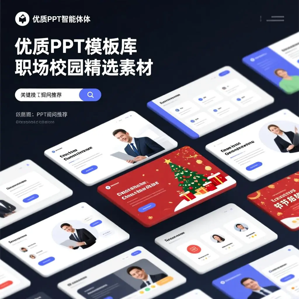 优质PPT模板库职场校园精选素材