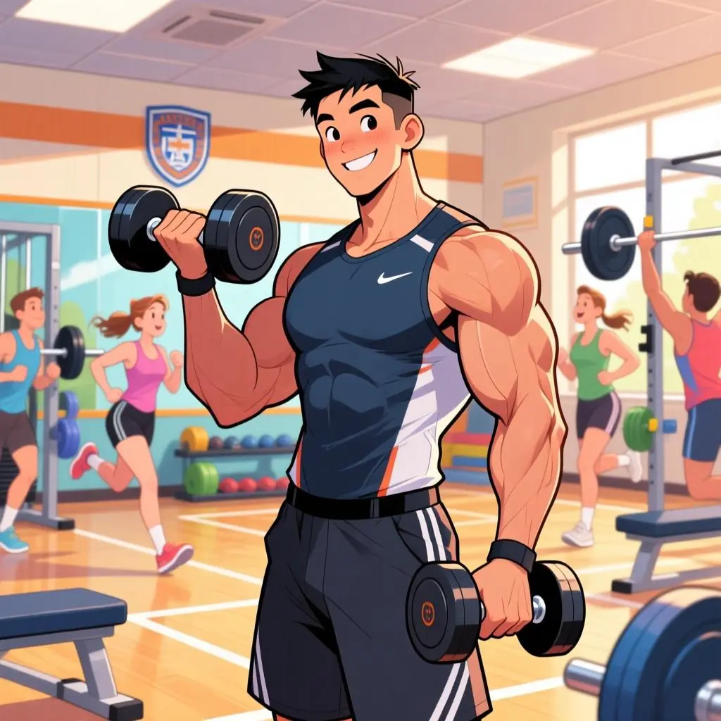 健身小助手许喆然创作