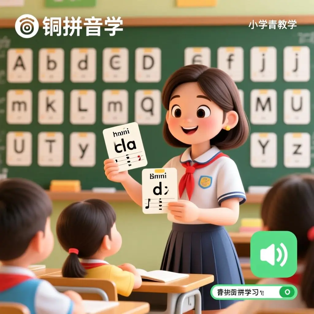 小学拼音标准拼读教学资料