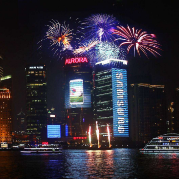 上海花旗大厦广告投放