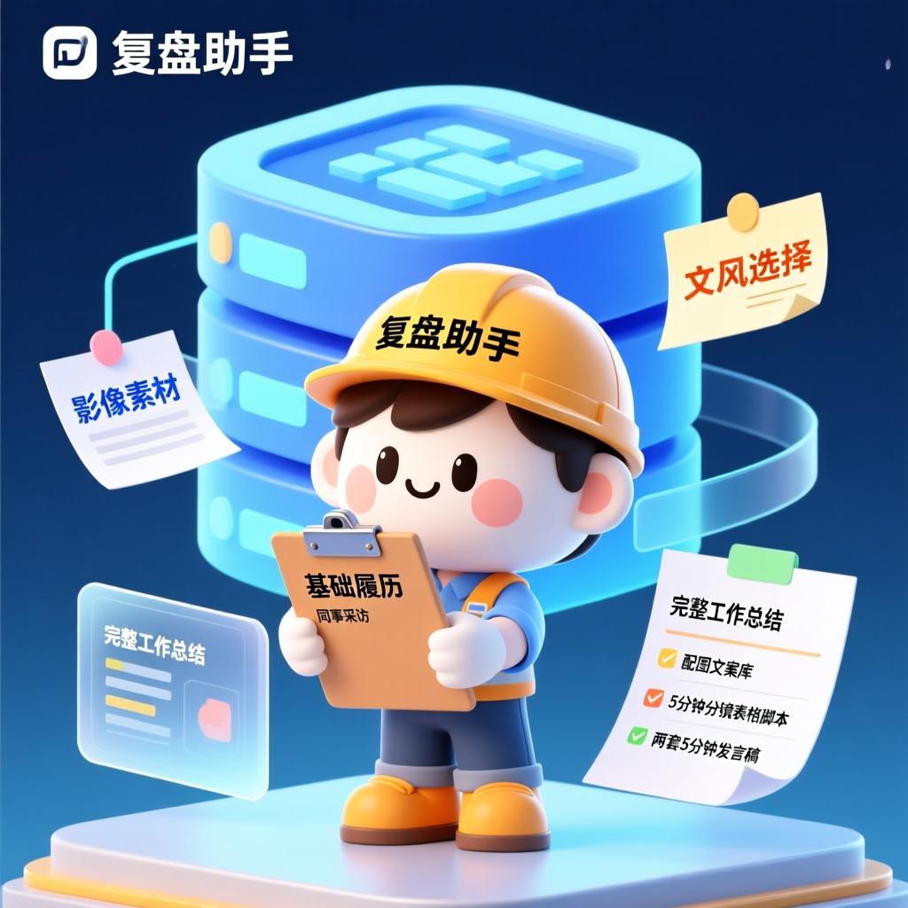 职场复盘小助手