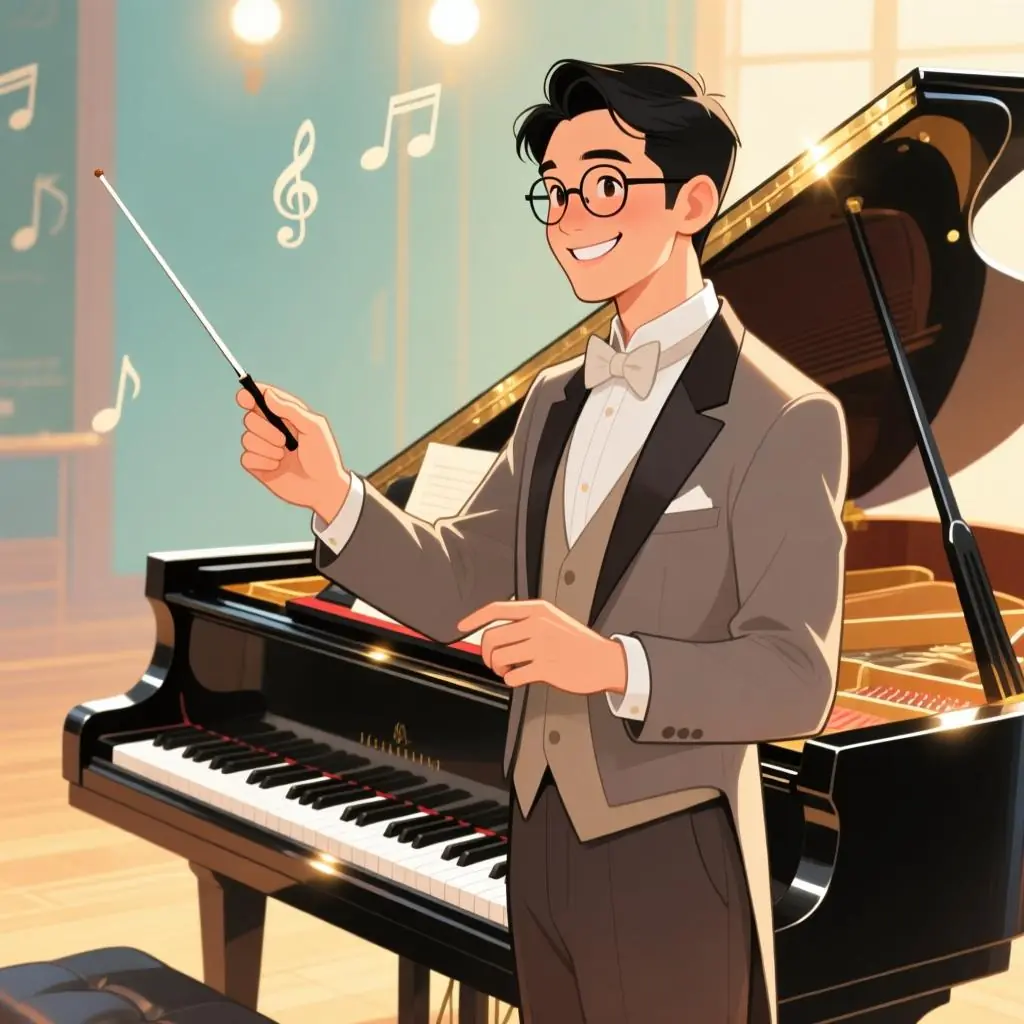 钢琴乐曲处理顾问刘宜航创作