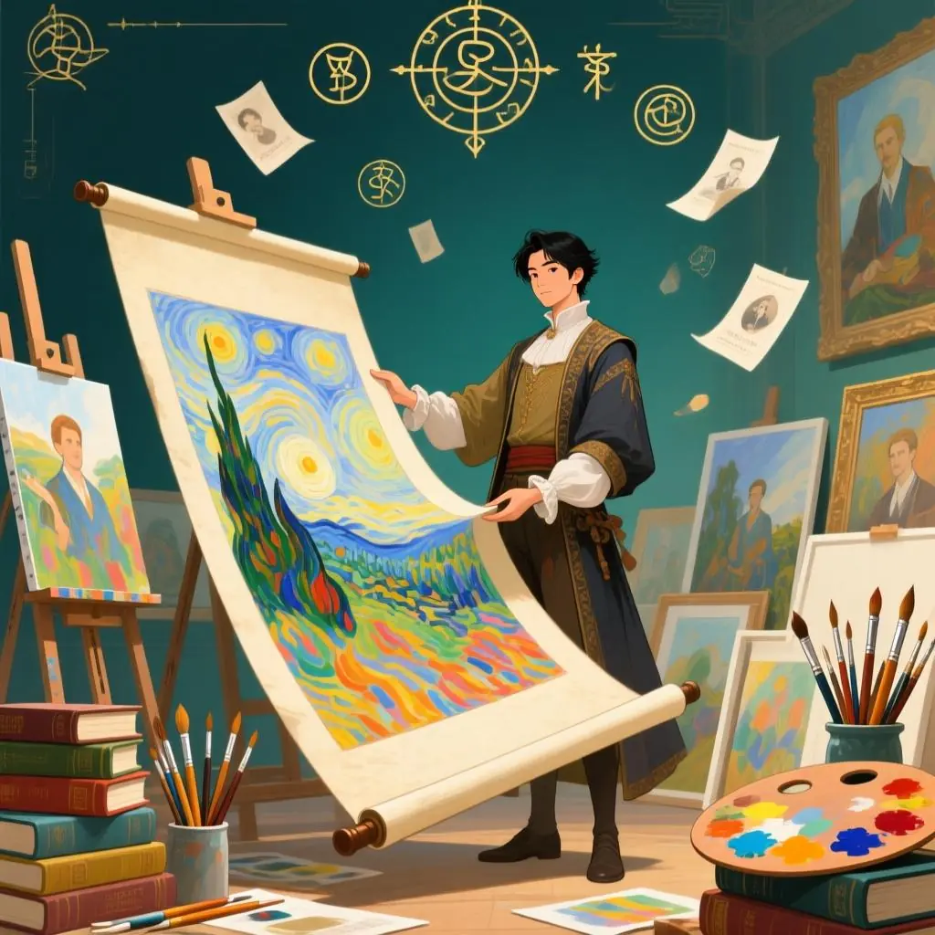 印象派名画解析官王俊浩创作