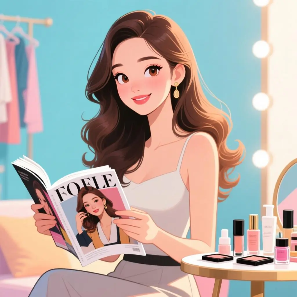 穿搭美妆月羞花