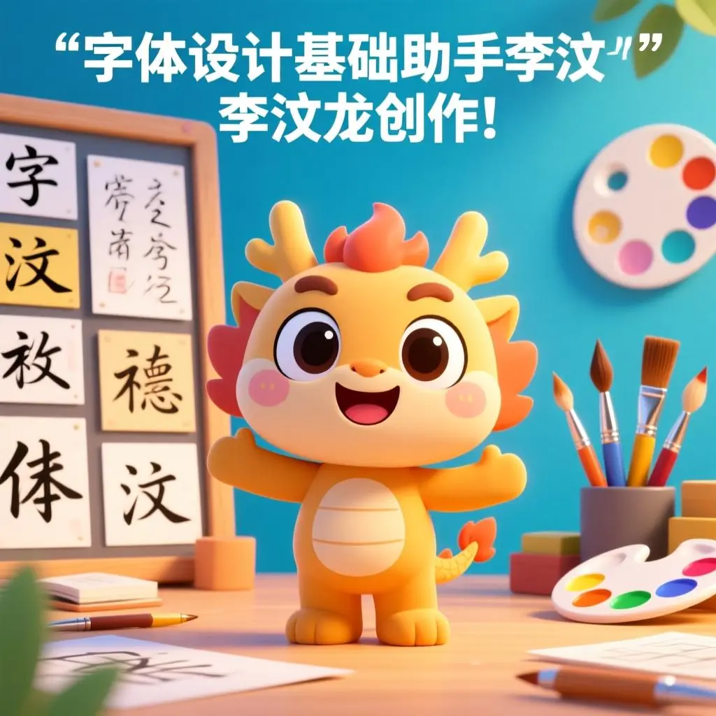 字体设计基础助手李汶龙创作