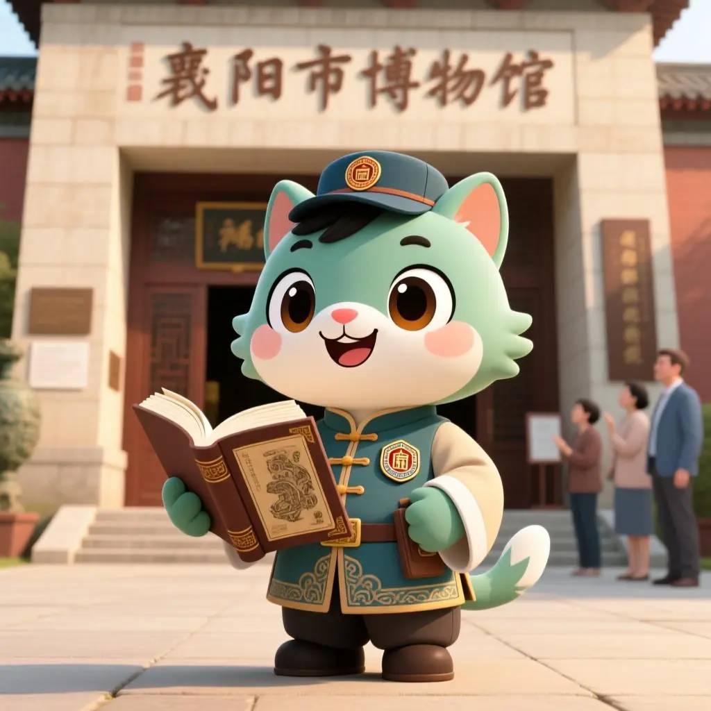襄阳博物馆观光助手张议文创作