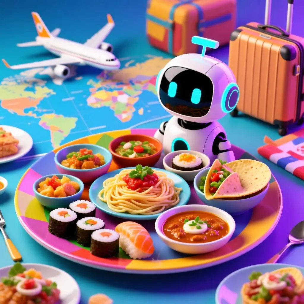 旅游三餐的助手