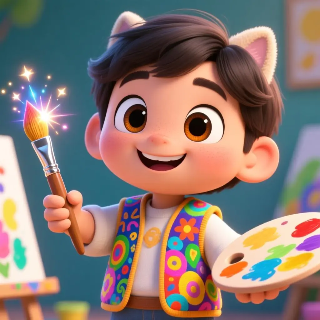 少儿美术启蒙助手罗朝银创作