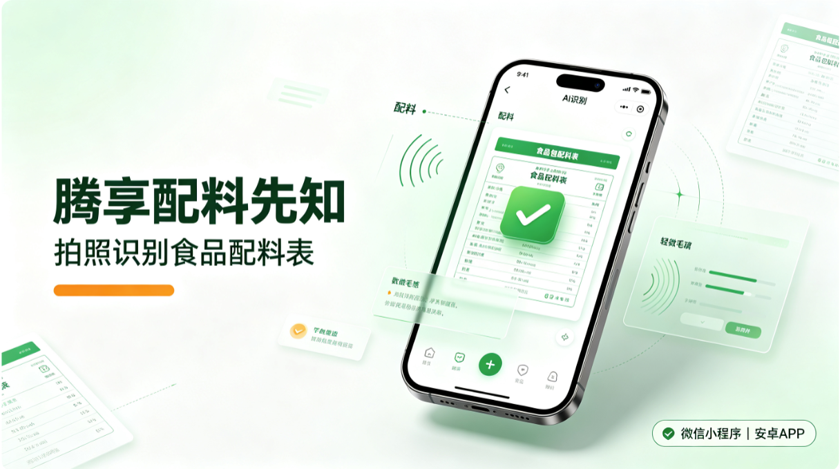📸 拍张照就能看懂配料表？这个神器我怎么才发现！